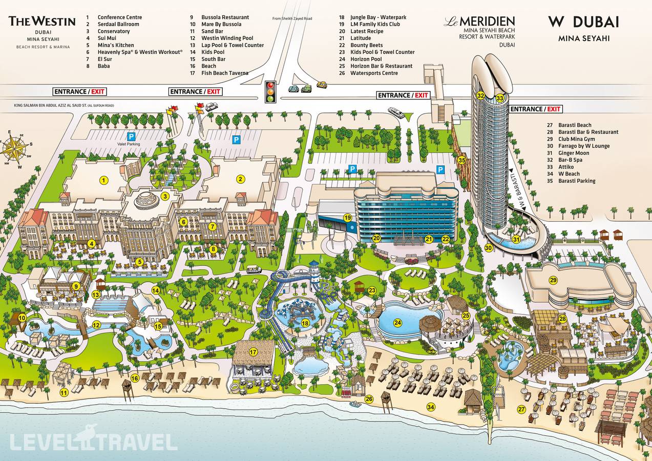 фотографии отеля Le Meridien Mina Seyahi Beach Resort & Marina в ОАЭ(Дубай Марина) - фото №3