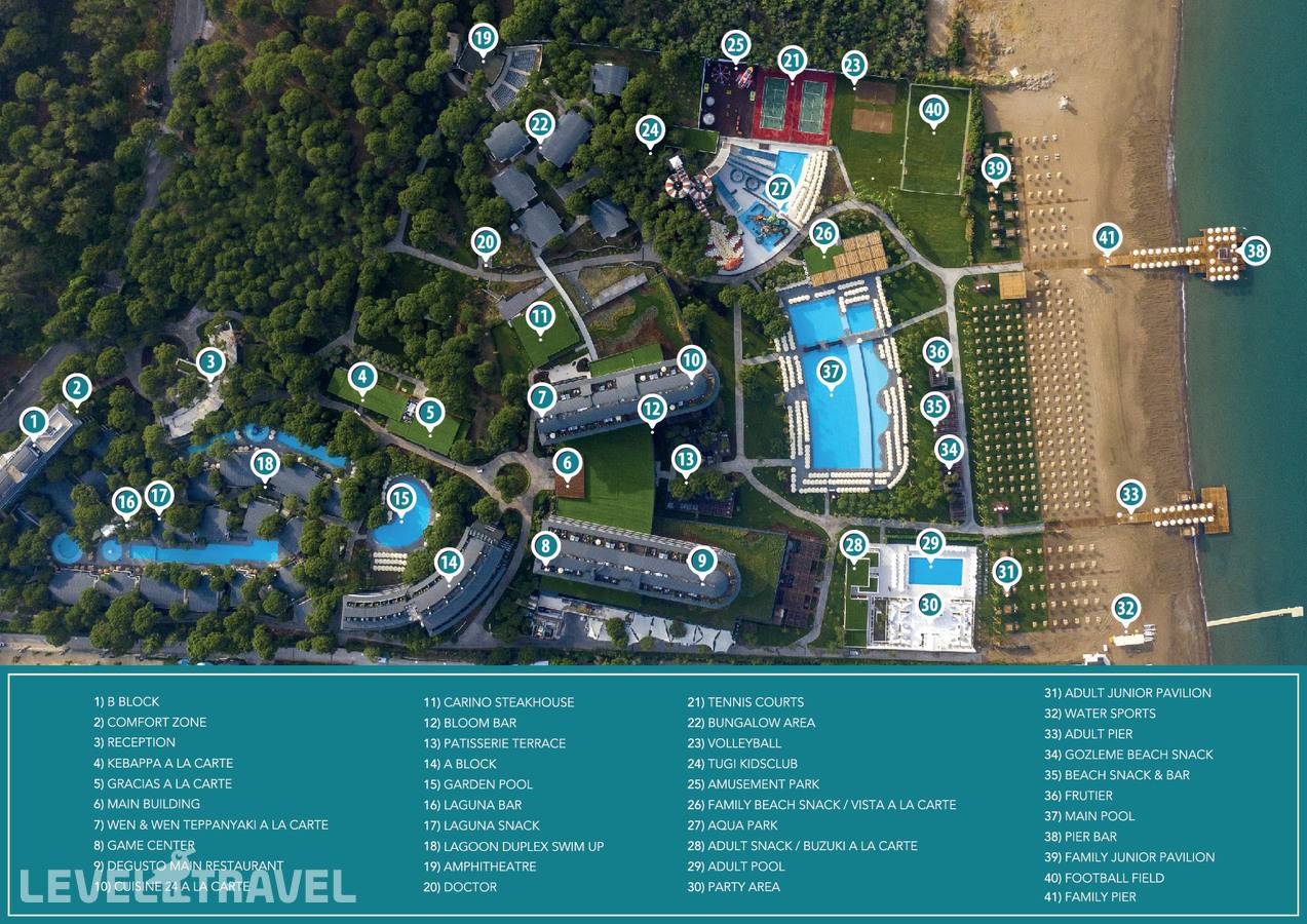 фотографии отеля Voyage Belek Golf & Spa (Ex. Club Voyage Belek Select) в Турция(Белек) - фото №3