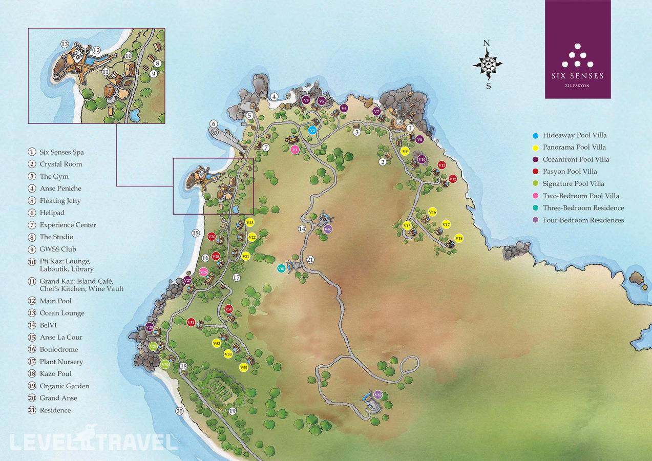 фотографии отеля Six Senses Zil Pasyon в Сейшелы(о. Фелисите) - фото №3