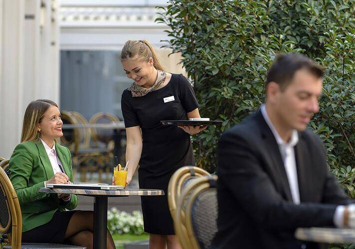 In Hotel Belgrade
