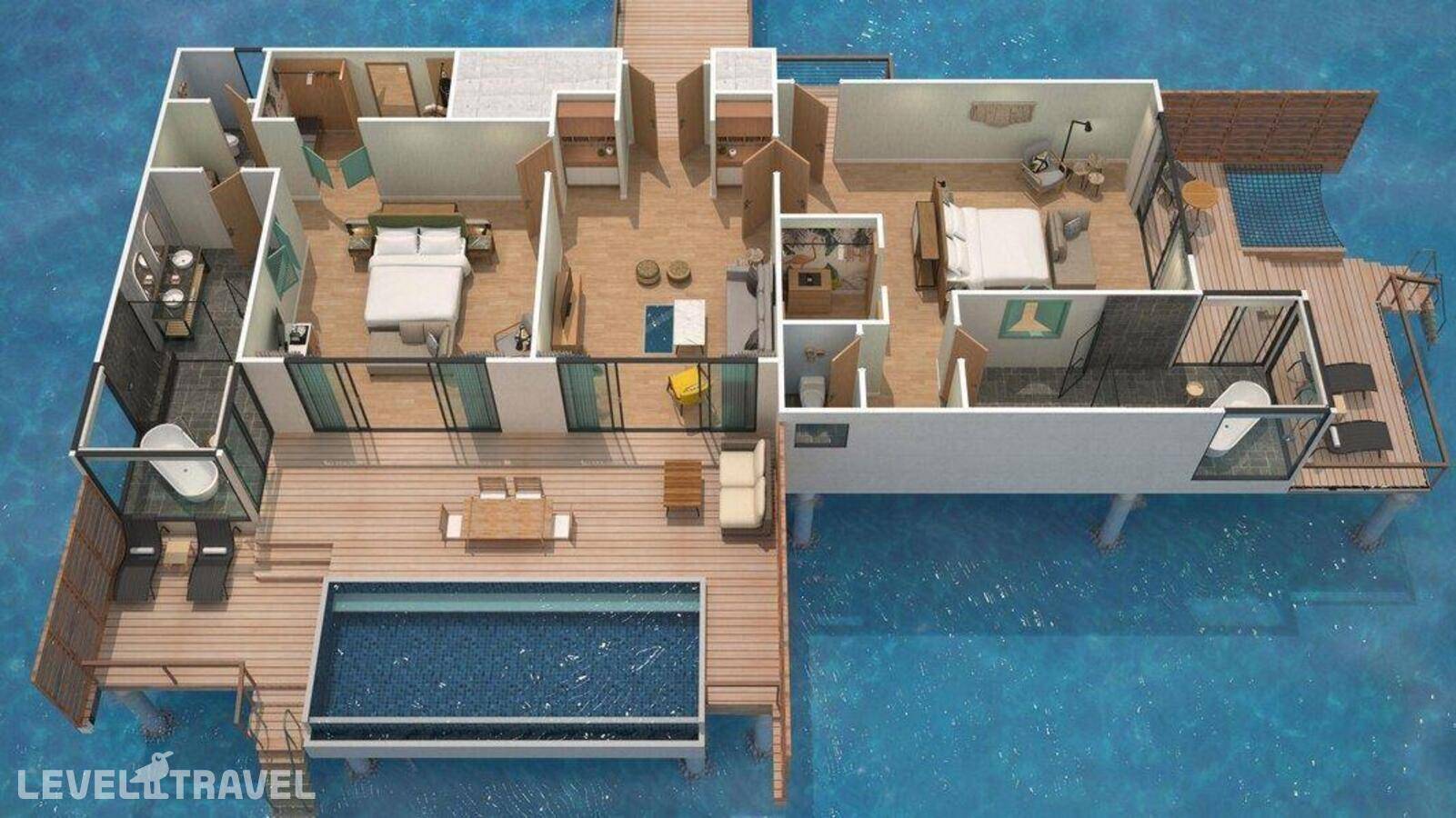 фотографии отеля Le Meridien Maldives Resort & Spa в Мальдивы(Лавиани Атолл) - фото №40