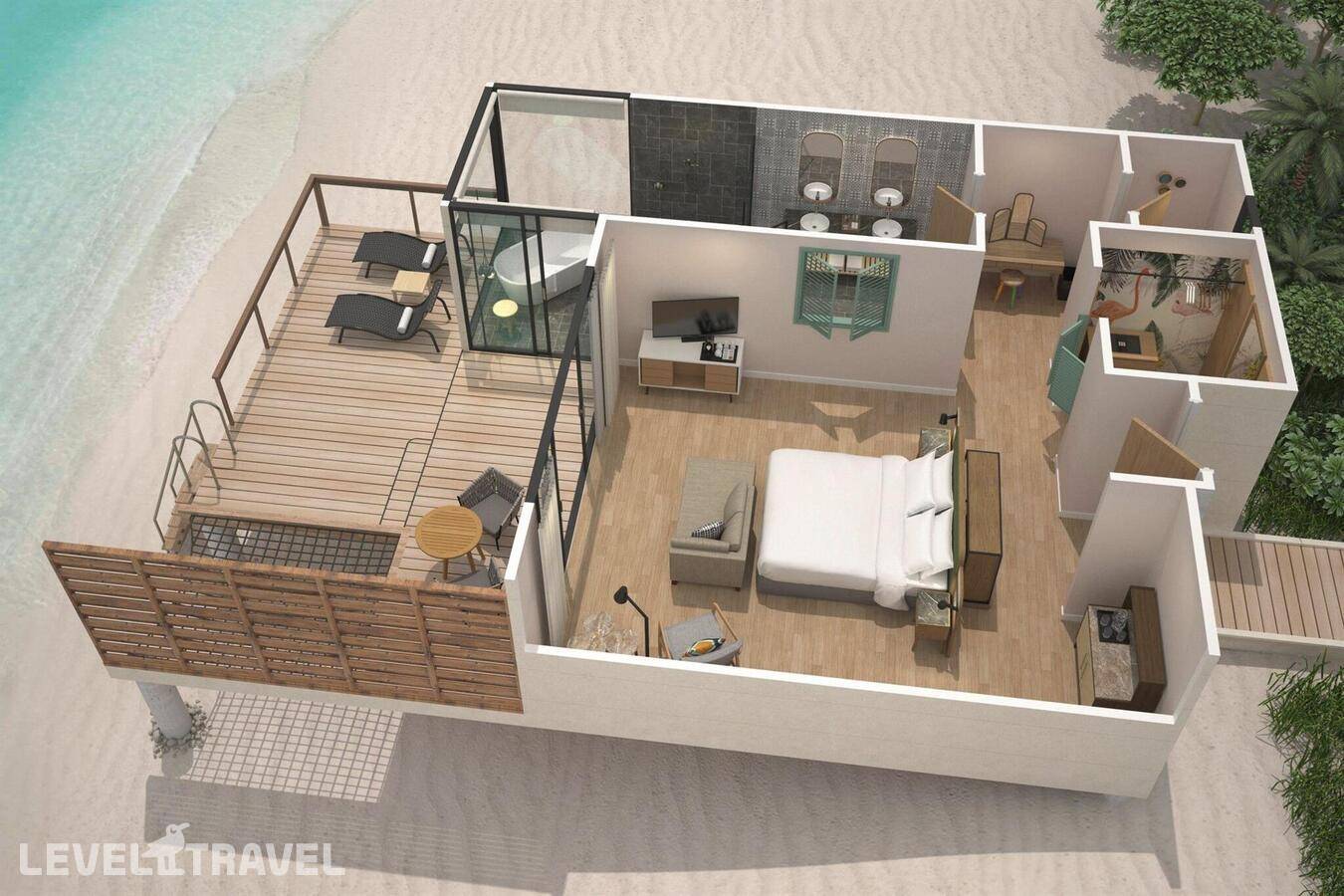 фотографии отеля Le Meridien Maldives Resort & Spa в Мальдивы(Лавиани Атолл) - фото №22