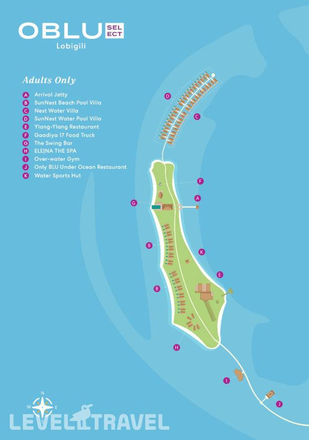 фотографии отеля Oblu Select Lobigili в Мальдивы(Северный Мале Атолл) - фото №3