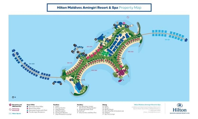 Hilton Maldives Amingiri Resort & Spa