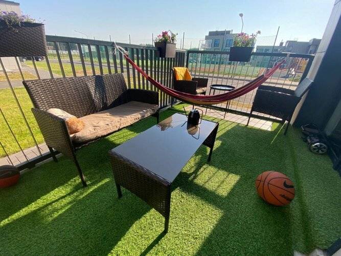 Апартаменты Ohta Loft с террасой в Охта Парке