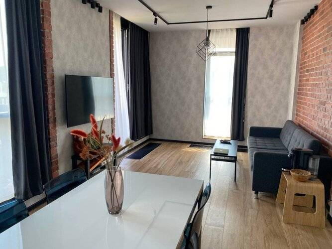 Апартаменты Ohta Loft с террасой в Охта Парке