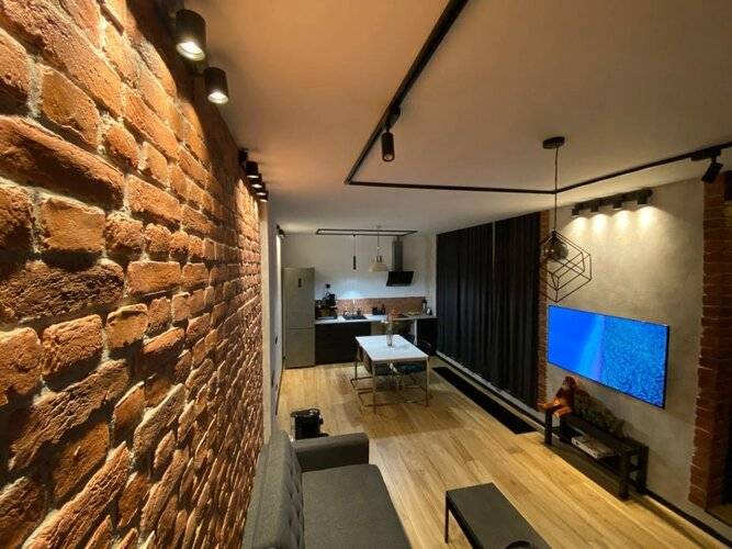 Апартаменты Ohta Loft с террасой в Охта Парке
