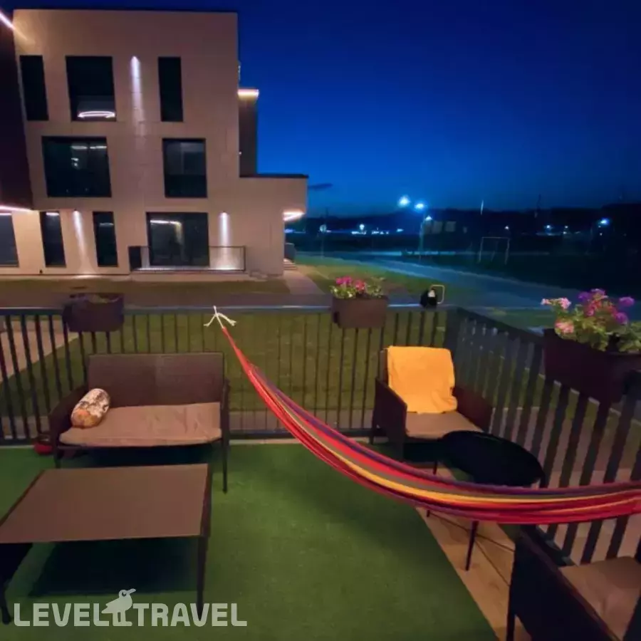 Апартаменты Ohta Loft с террасой в Охта Парке