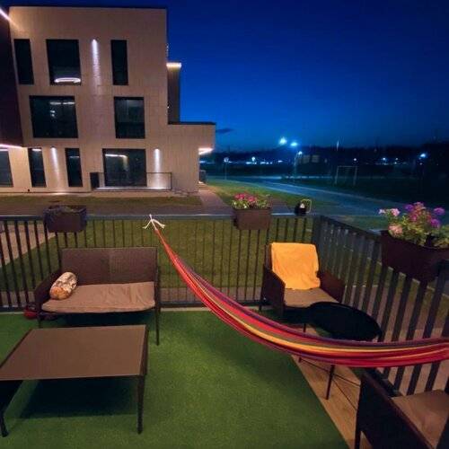 Апартаменты Ohta Loft с террасой в Охта Парке
