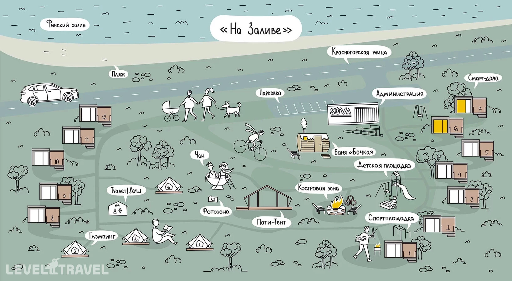 База отдыха Сова Смарт На заливе