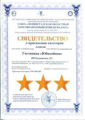 Гостиница Юбилейная