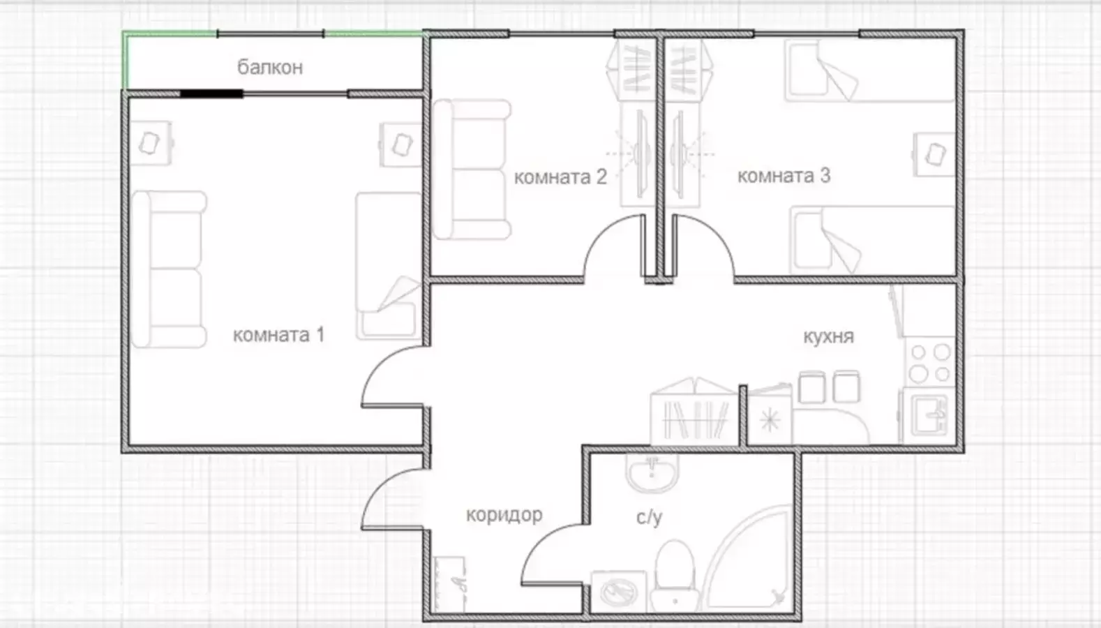 Апартаменты Советская 167/3