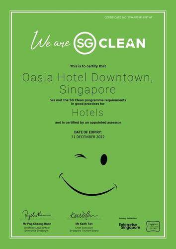 Oasia Hotel Downtown, Singapore