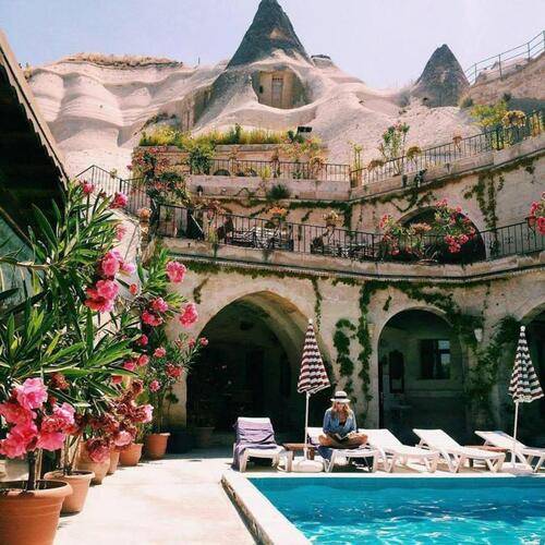 Local cave house