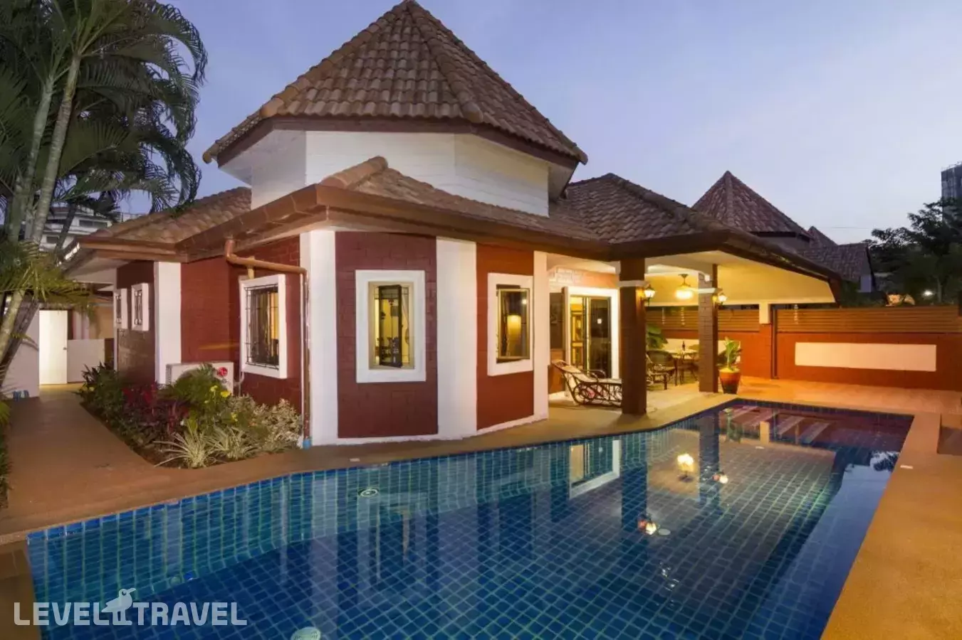 Villa Sabai Near City and Beach