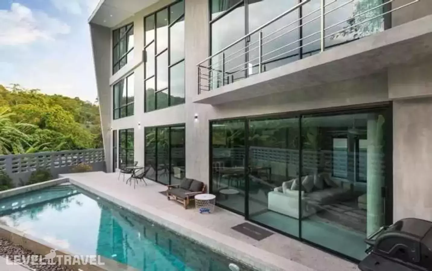 Luxury 3 Bedroom Pool Villa Angle