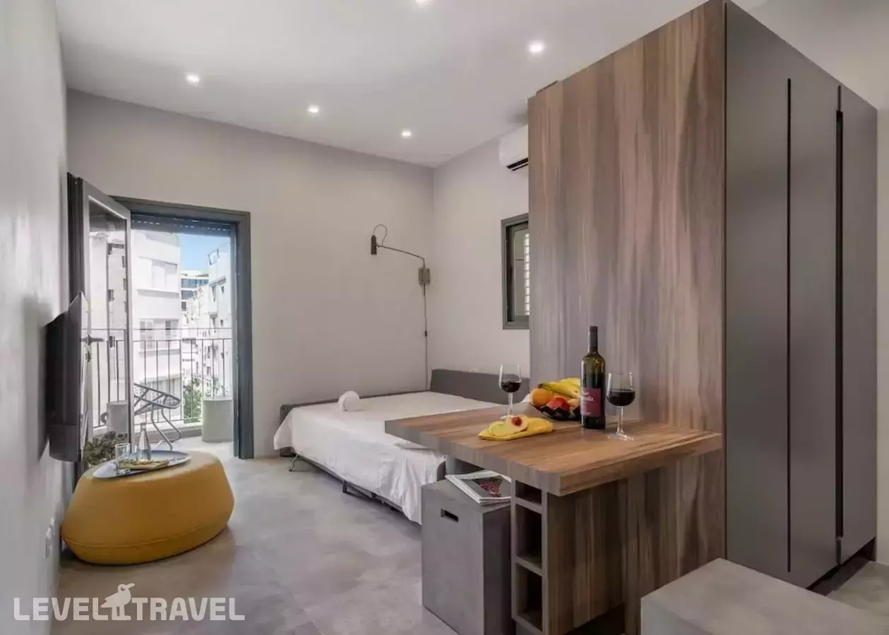 Studio Apartment With Balcony Near Beach