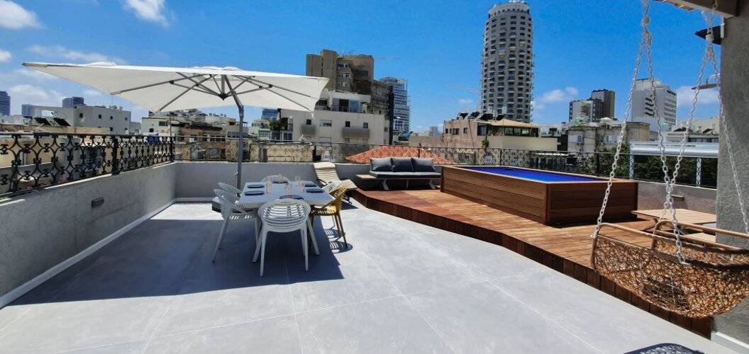 Design 3 Bdr Huge Rooftop Beach Side #Tl57