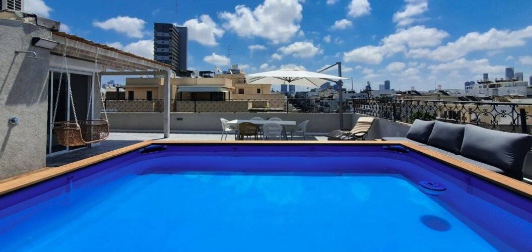 Design 3 Bdr Huge Rooftop Beach Side #Tl57