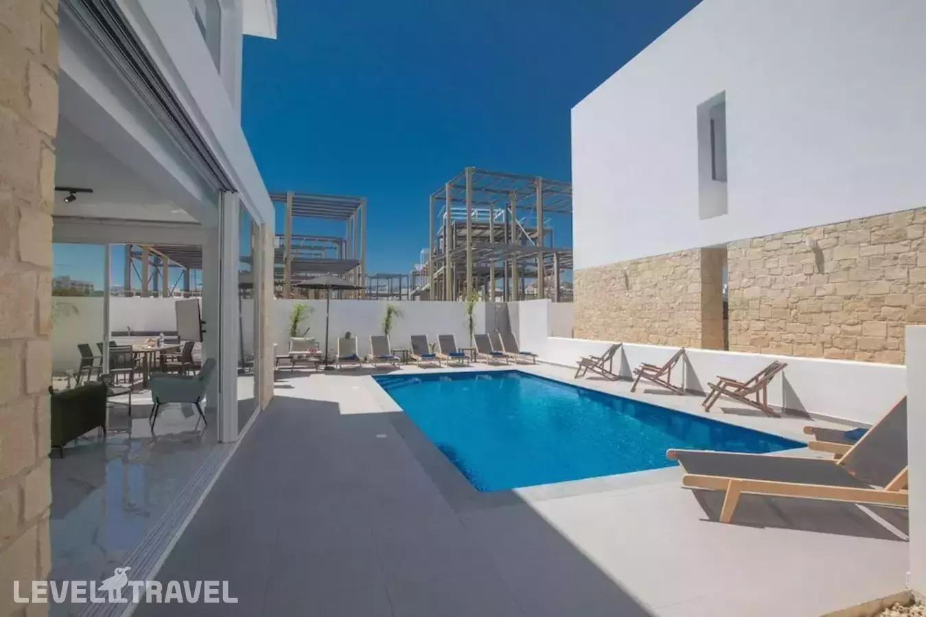 4 Bedroom Villa With Privaet Pool In The Center Protaras Vie Bleu Villa Vb1