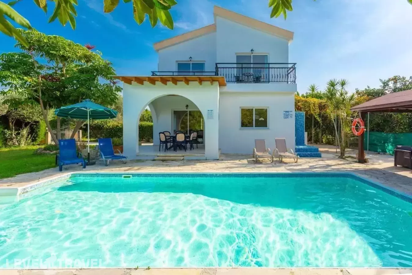 Sun Beach Villa Tria Large Private Pool Walk To Beach A C Wifi Car Not Required - 2282