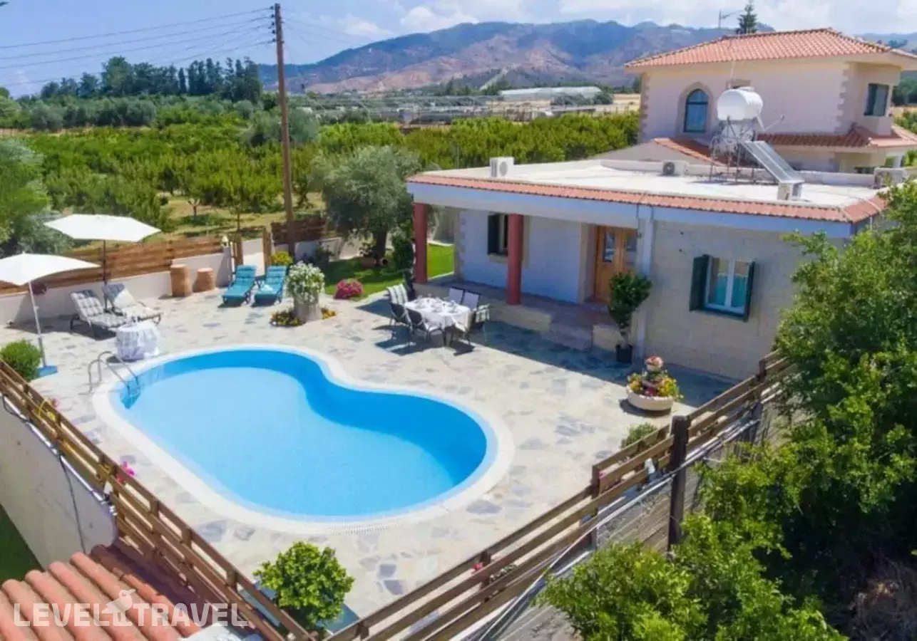 Villa Constantinos Large Private Pool Walk To Beach Sea Views A C Wifi Car Not Required - 2220