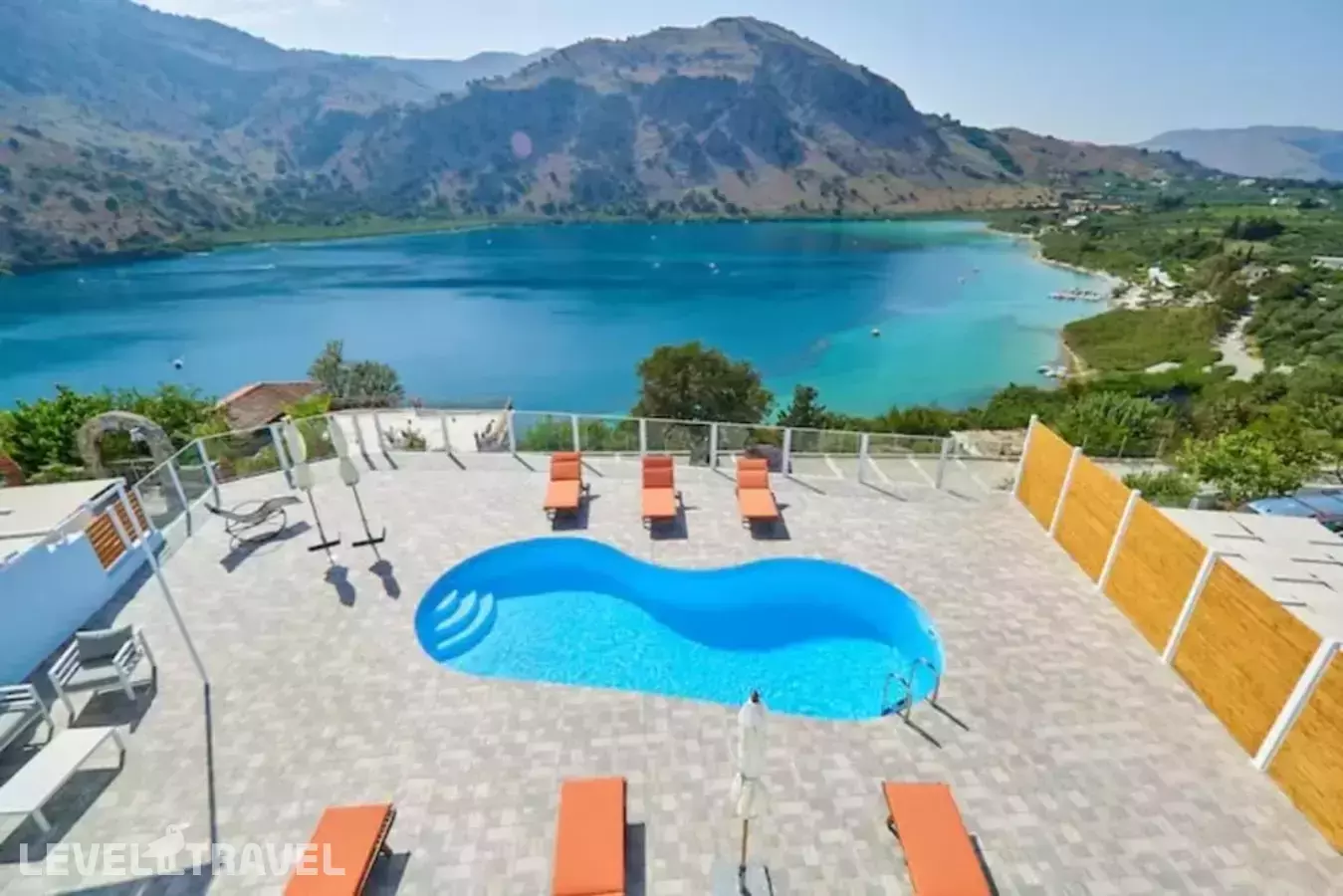 Stunning Lake Kournas Retreat 2 New Private Pool