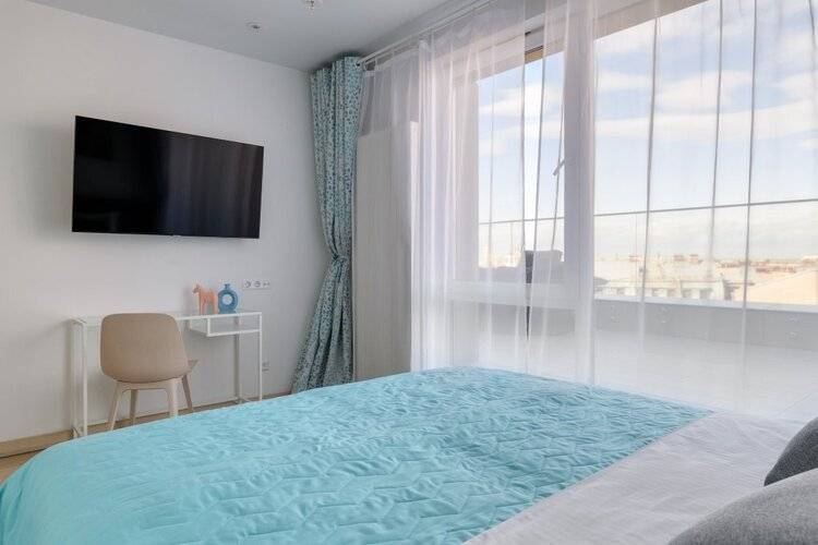 Апартаменты Apartico С Террасой И Потрясающим Видом На Город