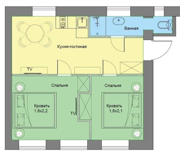 Апартаменты На Рубинштейна 8