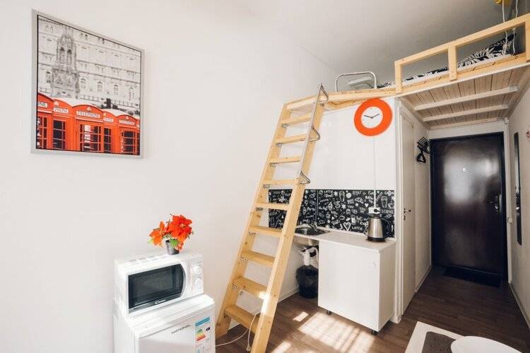Апартаменты Двухуровневая Студия Loft 4