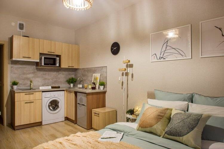 Студия Natalie Apartments Пулковское Шоссе 14 Е (17)