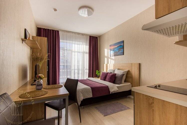 Студия Natalie Apartments Пулковское Шоссе 14/6 (5)
