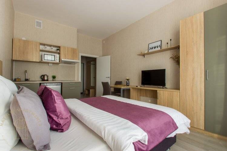 Студия Natalie Apartments Пулковское Шоссе 14/6 (5)