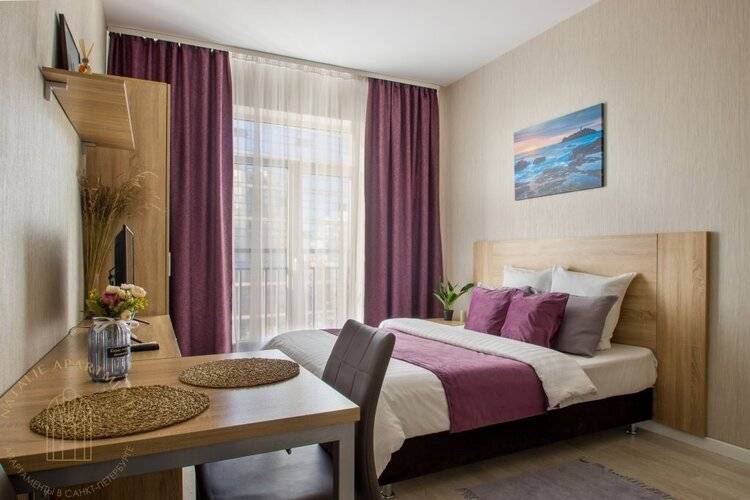 Студия Natalie Apartments Пулковское Шоссе 14/6 (5)