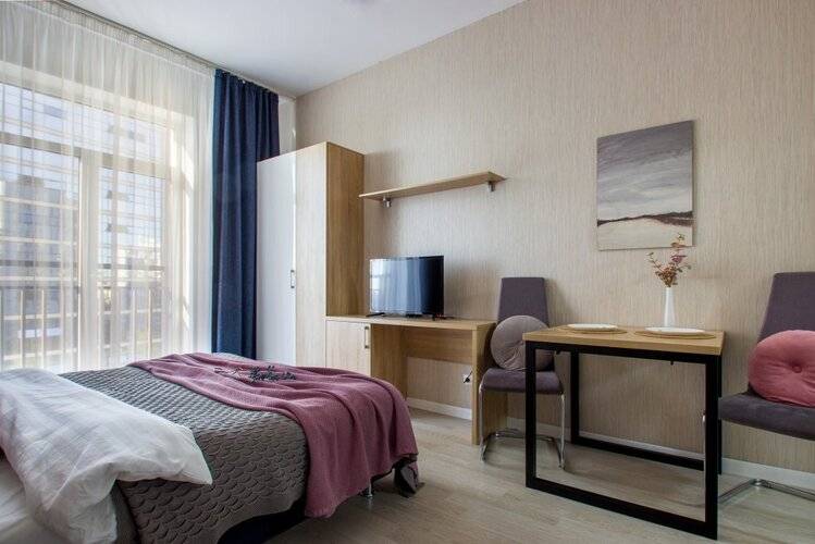 Студия Natalie Apartments Пулковское Шоссе 14/6 (6)