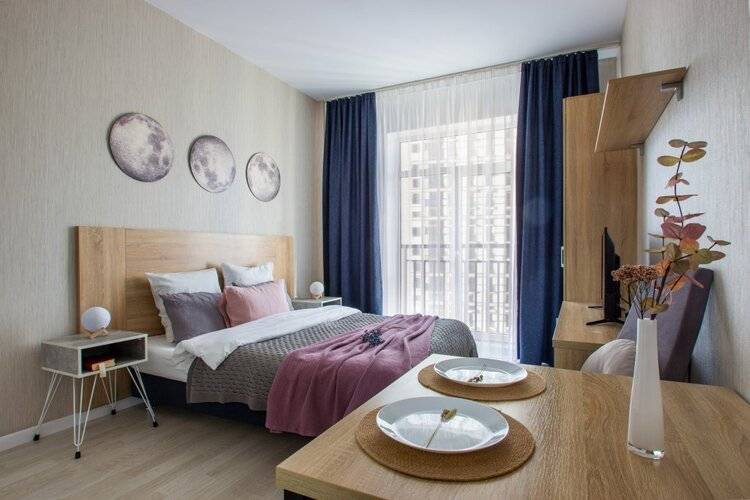 Студия Natalie Apartments Пулковское Шоссе 14/6 (6)