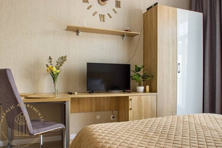 Студия Natalie Apartments Пулковское Шоссе 14/6 (7)