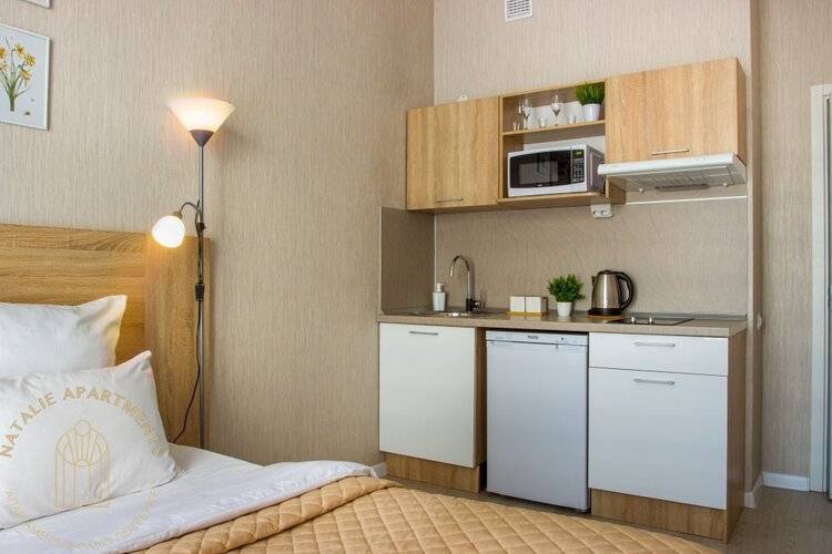 Студия Natalie Apartments Пулковское Шоссе 14/6 (7)