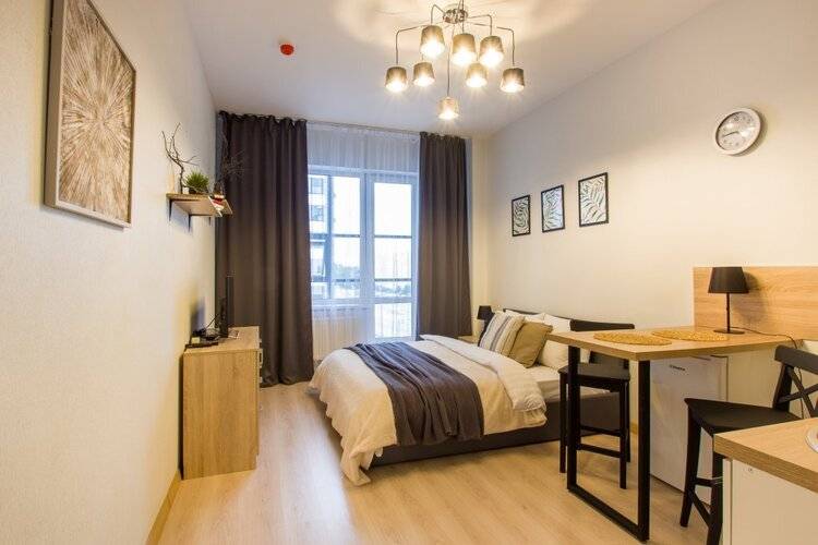 Студия Natalie Apartments Пулковское Шоссе 14/6 (2)