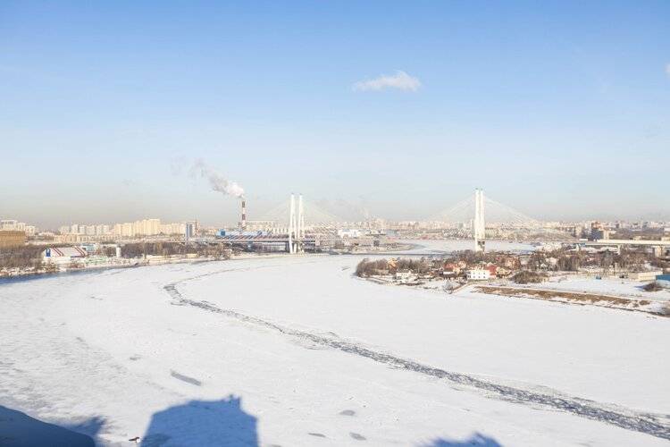 Апарт С Видом На Неву И Вантовый Мост
