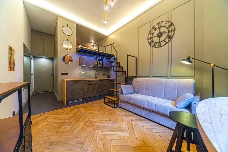 Апартаменты Loft In The Center On Fontanka