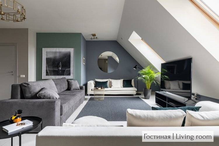 Мансарда 170м² С Балконом От Minin Apartments