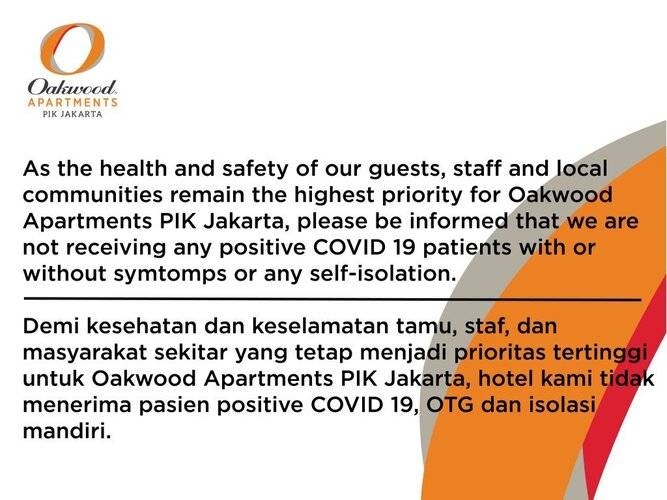 Oakwood Apartments Pik Jakarta - Chse Certified
