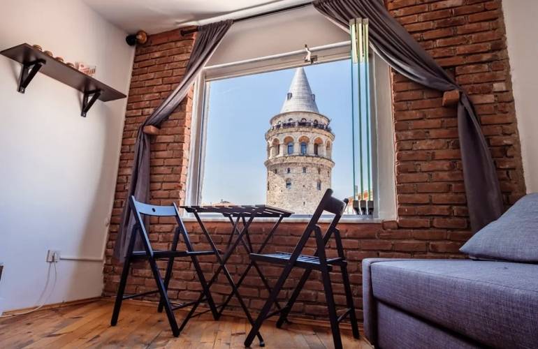 Апартаменты In The Heart Of Istanbul - Galata Tower View
