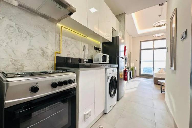 Upscale Apartment At Oval Tower Near Downtown