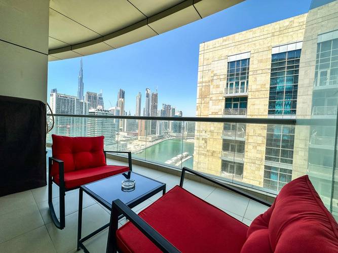 Апартаменты Stunning Canal And Burj View