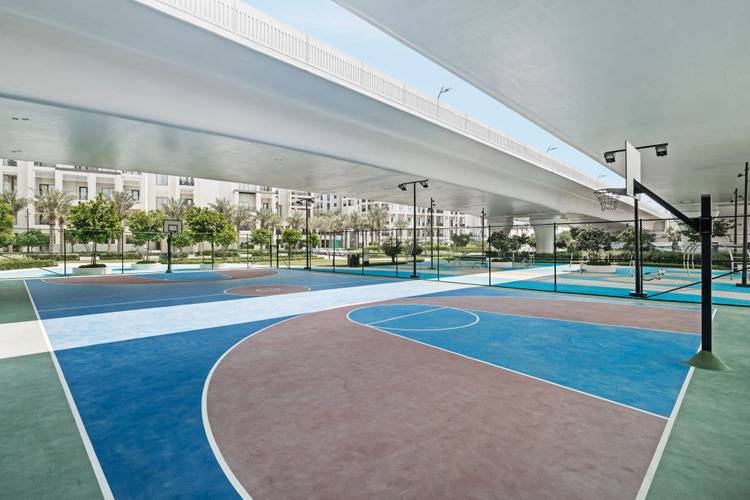 Pool Side View At Dubai Creek Harbour