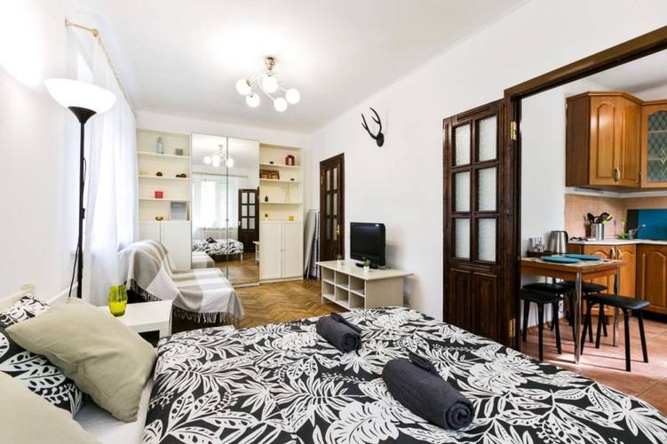 Tverskaya White Apartment In City Centre