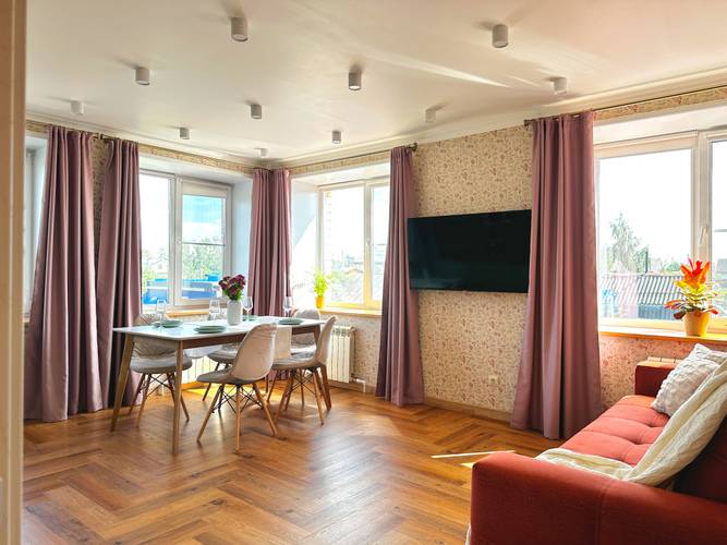 Апартаменты Пента С Кухней И Парковкой