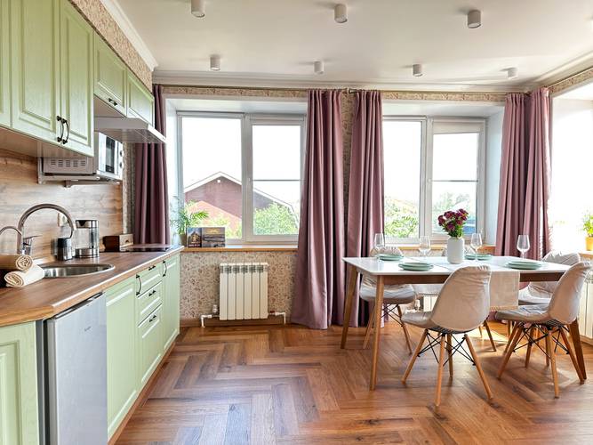 Апартаменты Пента С Кухней И Парковкой